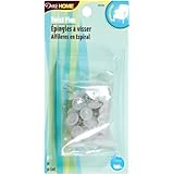 Dritz 9070 Upholstery Clear Heads Twist Pins, 3/4-Inch, 30-Pack