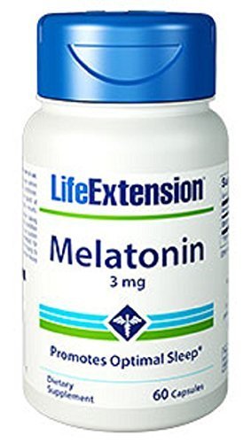 Life Extension Melatonin Capsules, 60 Count