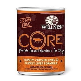 Wellness CORE Turkey, Chicken Liver & Turkey Liver Canned Dog Food