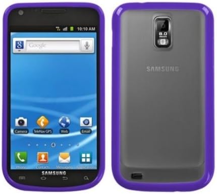 MYBAT SAMT989CASKGM0044NP Soft Gummy Transparent Protective Case for T-Mobile Samsung Galaxy S II/T989 - 1 Pack...