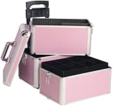 Beauty-Boxes Riva Bella Pink Cosmetics and Make-up Trolley