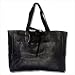 Sonoma Leather Travel Tote Bag in Black