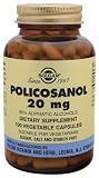 Solgar - Policosanol, 20mg, 100 veggie caps
