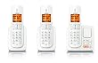 Philips BeNear CD2853W/DE Schnurlostelefon mit 2 zus�tzlichen Mobilteilen wei�