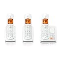 Philips BeNear CD2853W/DE Schnurlostelefon mit 2 zus�tzlichen Mobilteilen wei�
