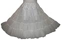 New White Tea Length Crinoline Slip ~ Perfect for Extra Fullness for Pageant & Flower Girl Dresses