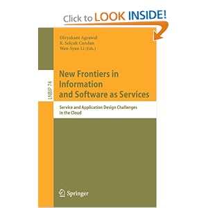 New Frontiers in Information and Software as Services