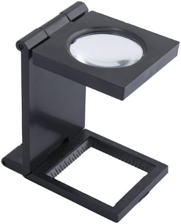 Daditong Portable Folding Thread Counter Linen Tester Magnifier Magnifying