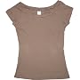 Unplugged Label Baby Rib Scoop Neck T-Shirt Tee