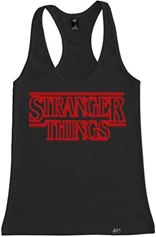 FTD Apparel Women's Stranger Things Racerback Tank Top - Small Black