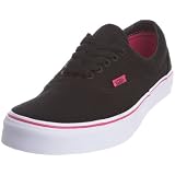 Vans Unisex Adult Era Trainer Canvas Black/Carmine Rose VKV04Hh 6 UK