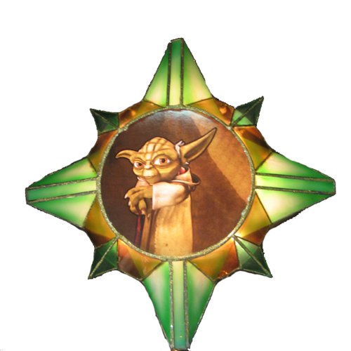 Kurt Adler SW9903 Star Wars Yoda Lighted Treetop