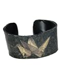 JaK Random Art Paper Crane Recycled vinyl cuff