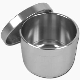 Casino Grade Pai Gow Cup - Silver - Chinese Dominoes