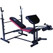 Spartan Sports Mid Width Folding Bench with Preacher Curl
