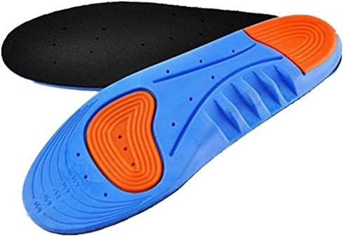 Exdream 1 Pair Gel Silicone Cushioned Insoles Shoe Inserts Run Sport Shoe Insole Pad