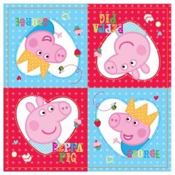 Peppa Pig Red Party Napkins