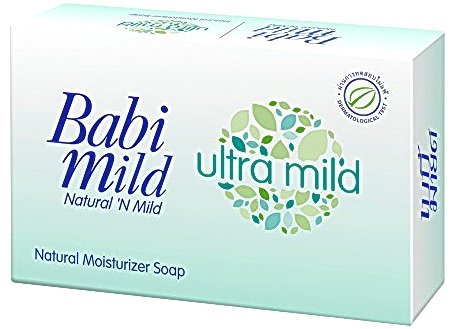 Babi Mild Ultra Mild Baby Soap (Natural Moisturizer) , 75 Grams (Pack of 4)
