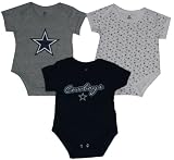 Dallas Cowboys Infant / Newborn / Baby Onesie 3 Piece Set