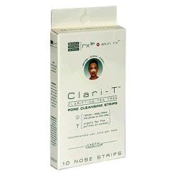 Earth Therapeutics Clari-T Pore Cleaning Strips, Clarifying Tea Tree, 10 strips (Pack of 3)