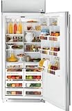 ZIRS360NXLH 21.4 cu.ft Built-In All Refrigerator in Stainless Steel