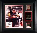  : Dale Jarrett 1996 Brickyard 400 Framed 8x10 Photograph with Brick & Track