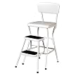Cosco Chair with Step Stool - White