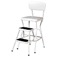 Cosco Chair with Step Stool - White