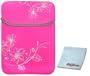 13.3 inch Hot Pink Blossom Floral Neoprene Netbook Laptop Sleeve Slip Case Pouch Bag for Macbook, Acer, ASUS, Dell, HP