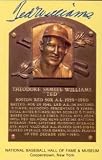 Ted WIlliams Autograph/Signed Baseball HOF Plaque
