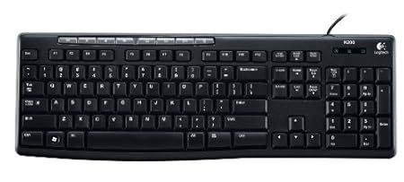 Logitech Media Keyboard K200 With One-touch Media and Internet Keys (920-002719)