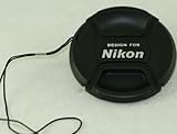 Replacement front Lens Cap Cover for Nikon Coolpix P100 with Lens Cap Keeper