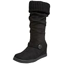 Skechers Women's Stacked Sweater Trim Wedge Boot
