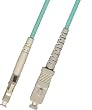 10M 10gb 10 Gigabit Multimode Simplex Fiber Optic Cable (50/125) - LC to SC