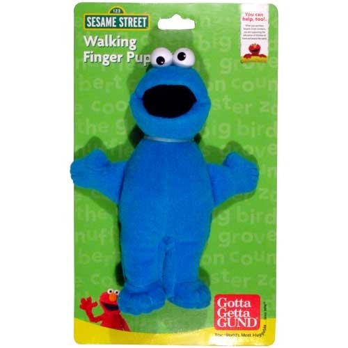 Childrens Toyshop  Toys : Sesame Street Walking Finger Puppet - Cookie Monster