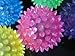 Elife 6pcs Assorted Color Elastic Light-up Spike Ball with LED flash light up for fun/Games