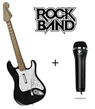 Rock Band Official Guitar + Rock Band Microphone [Xbox 360]