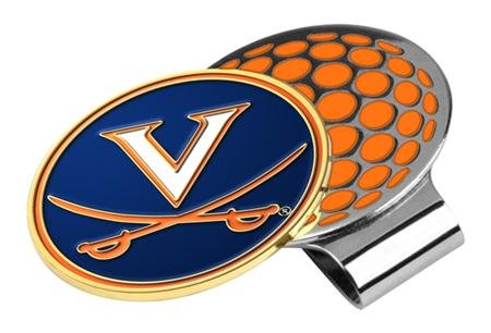 Virginia Cavaliers Uva Ncaa Hat Golf Clip With Ball Marker
