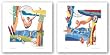 Dive In-Water World Set by Melissa Markell 12.25"x13.5" Art Print Poster