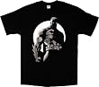 Batman The Dark Knight Moon Black T-shirt Tee