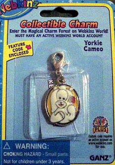 Webkinz Yorkie Cameo Charm