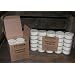 25 Soy Tealights Unscented Clear Cup Candles by Soyworx