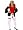 Queen of Harlots w/ Hearts Adult Plus-Size Costume Size 26-28 3X-Large