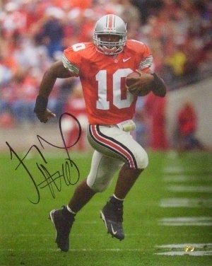 Troy Smith Autographed/Hand Signed Ohio State Buckeyes 16X20 Photo