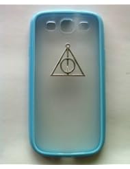 Wireless: Shapotkina Harry Potter Punk Style Mobile Phone Case Deathly Hallows Transparent Blue Mobile Phone Case for Samsung Galaxy I9300 S3 Siii +Westlinke Logo Stylus - Westlinke