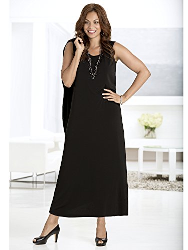 Ulla Popken Plus Size Matte Jersey Tank Dress