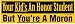 YOUR KID'S AN HONOR STUDENT BUT YOU'RE A MORON decal bumper sticker
