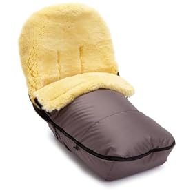 Kaiser Stroller Sheepskin Foot Muff for Bugaboo Cameleon Medical Sheepskin (Anthracite)