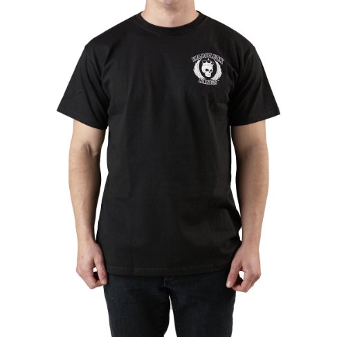 HardLuck Kings TBL2WHT-XL Mens Hawg Short Sleeve Tee