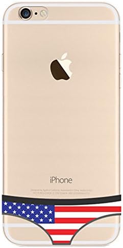 iPhone 6 plus Case, Sexy Women Briefs Underpants Pattern Creative Phone Cover Protective Skin for iPhone 6 plus 5.5inch